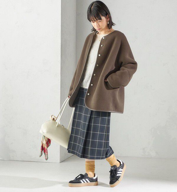 SHIPS for women「《一部追加予約》チェック ボックス プリーツ スカート」|スカート|