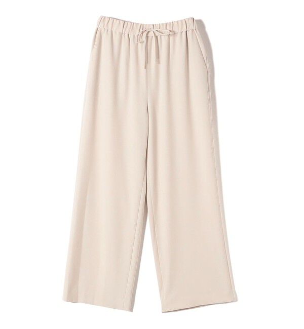 SHIPS for women「〈UVカット/防シワ加工〉梳毛調 ストレッチ ドロスト パンツ」|その他|