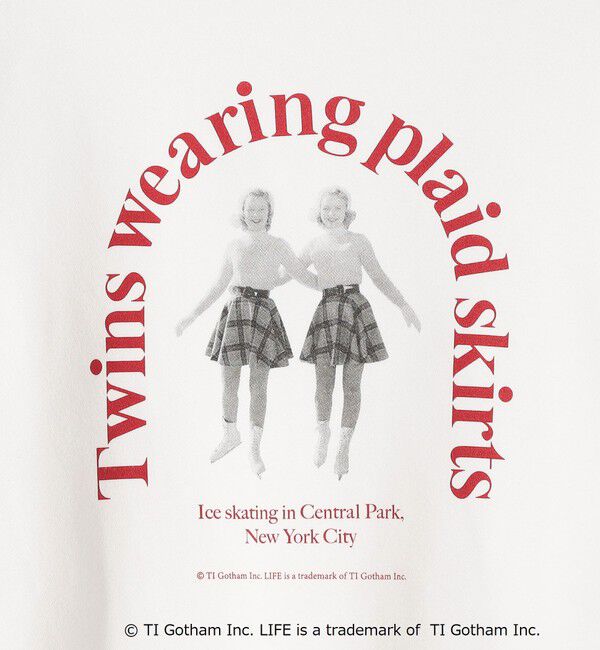 SHIPS any「GOOD ROCK SPEED: LIFE PC フォト ロゴ プリント スウェット」|スウェット・ジャージ|