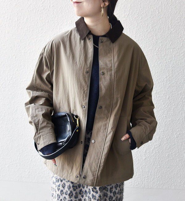 SHIPS any「【SHIPS any別注】Bollington: タスランナイロン ショート ハンティングジャケット◇」|ブルゾン・スタジャン|