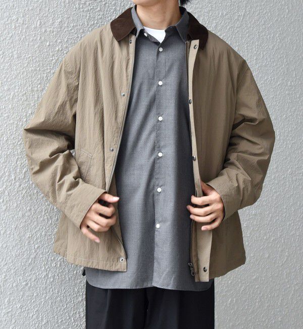 SHIPS any「【SHIPS any別注】Bollington: タスランナイロン ショート ハンティングジャケット◇」|ブルゾン・スタジャン|