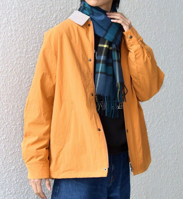 SHIPS any「【SHIPS any別注】Bollington: タスランナイロン ショート ハンティングジャケット◇」|ブルゾン・スタジャン|オレンジ