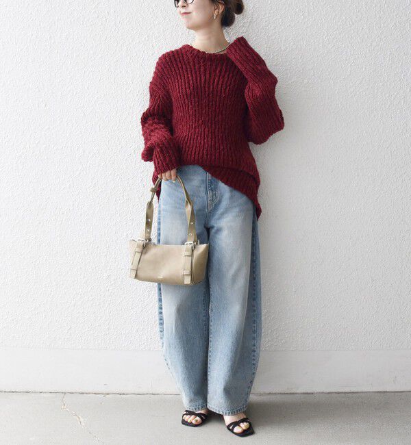 SHIPS any「SHIPS any:〈手洗い可能〉ロービング ルーズ ニット プルオーバー」|ニット・セーター|