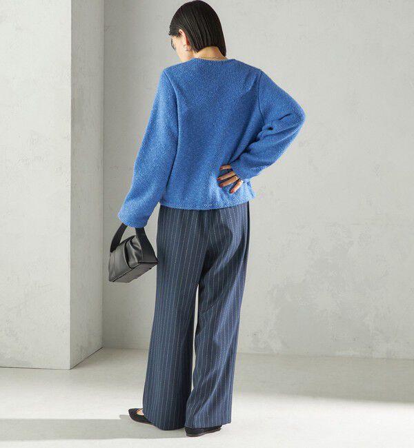 SHIPS for women「〈手洗い可能〉ミックス ヤーン ニット ジャケット」|カーディガン|