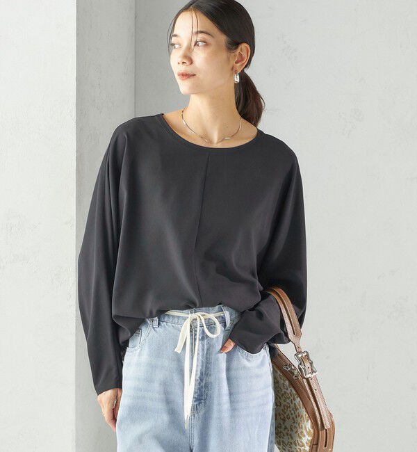 SHIPS for women「〈手洗い可能〉前後 2WAY シアー ドルマン ブラウス」|シャツ・ブラウス|