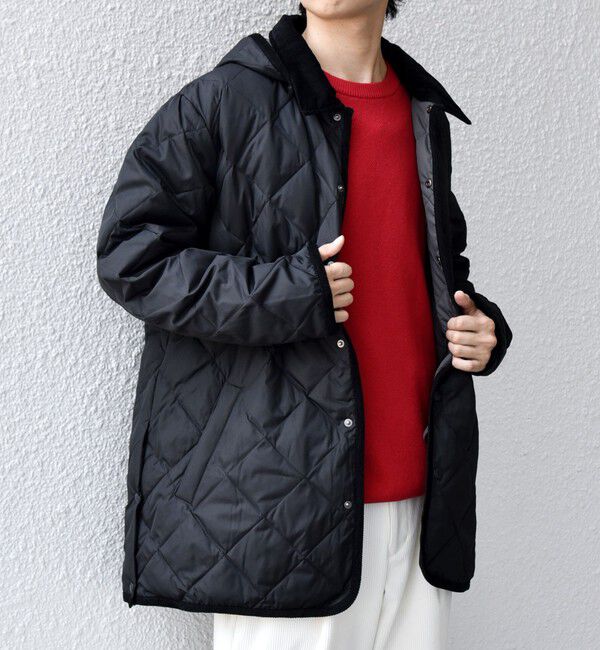 SHIPS any「【SHIPS any別注】TAION:〈手洗い可能〉ダイヤキルト ダウン ハーフコート 25AW◇」|ダウン|