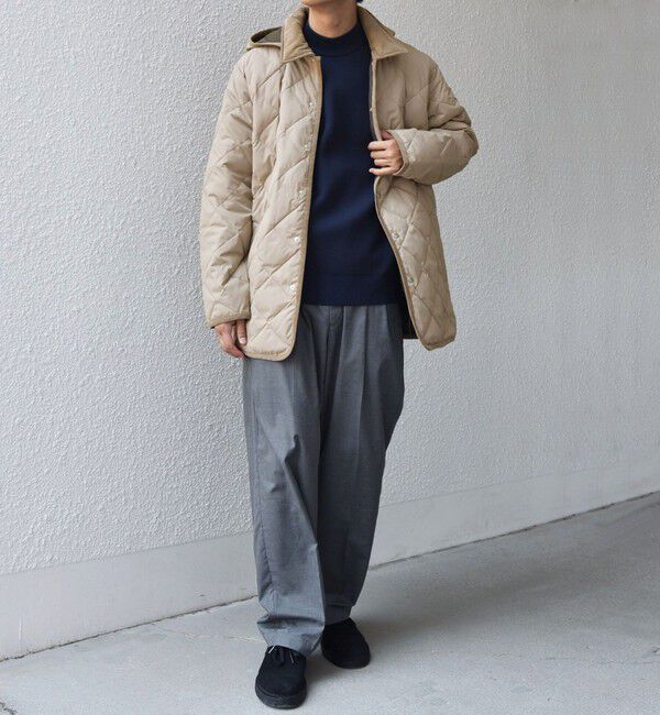 SHIPS any「【SHIPS any別注】TAION:〈手洗い可能〉ダイヤキルト ダウン ハーフコート 25AW◇」|ダウン|