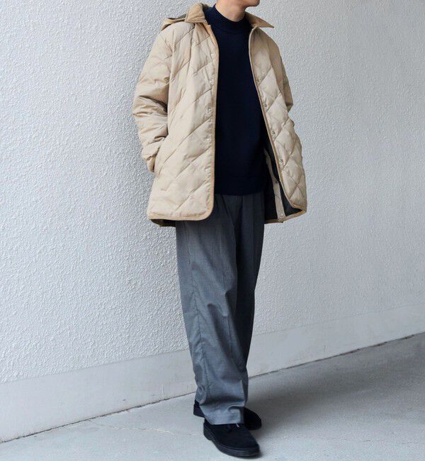 SHIPS any「【SHIPS any別注】TAION:〈手洗い可能〉ダイヤキルト ダウン ハーフコート 25AW◇」|ダウン|