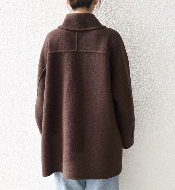 SHIPS any「SHIPS any: リバー ダブル テーラード ミドル コクーン コート」|その他|