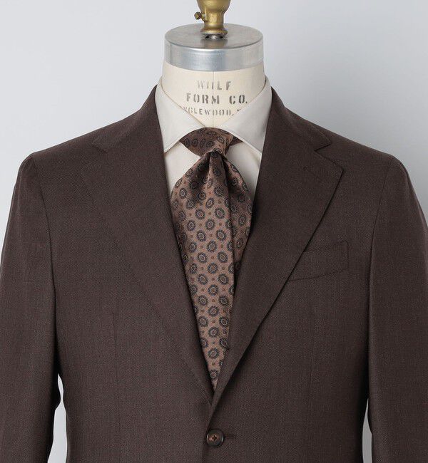 SHIPS「SHIPS: ヴィンテージ アーカイブ シルク フラワー コモン ネクタイ」|ネクタイ・蝶ネクタイ|バーガンディー