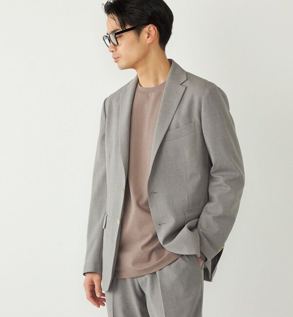 SHIPS Colors 「SHIPS Colors:〈速乾・洗濯機可能〉AVANT(R) AIR ジャケット◇」|テーラードジャケット|ライトグレー