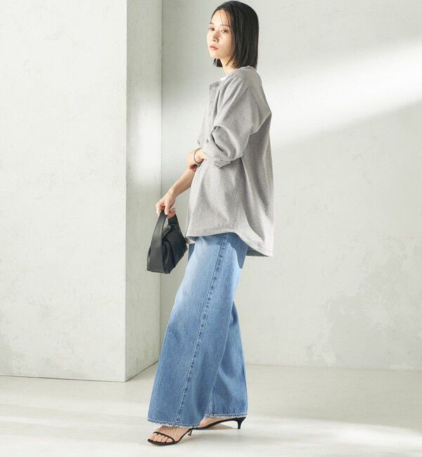 SHIPS for women「【SHIPS別注】onit: ヘンリー ネック プルオーバー」|Tシャツ・カットソー|