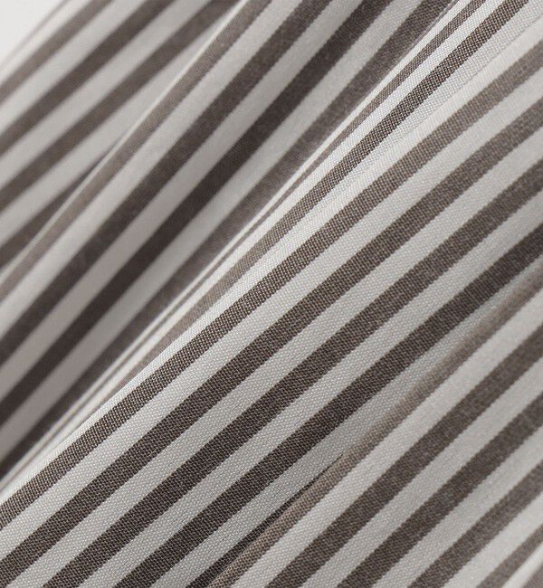 SHIPS for women「【WEB限定】〈手洗い可能〉ストライプ サイド タック ワンピース」|ワンピース|