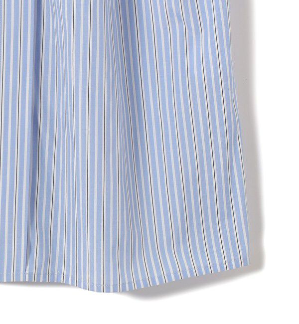 SHIPS for women「【WEB限定】〈手洗い可能〉ストライプ サイド タック ワンピース」|ワンピース|