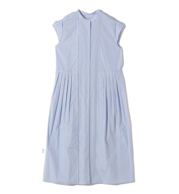 SHIPS for women「【WEB限定】〈手洗い可能〉ストライプ サイド タック ワンピース」|ワンピース|