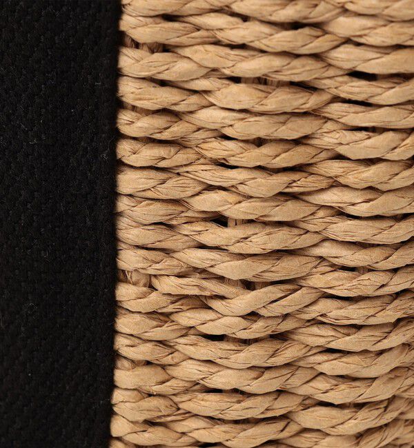 quaranciel「quaranciel: バイカラー テープハンドル ペーパー トート バッグ」|トートバッグ|