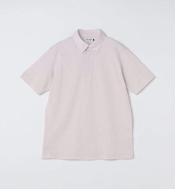 SHIPS Colors 「《予約》SHIPS Colors:〈消臭〉Deo-Papi(R) カノコ ボタンダウン ポロシャツ◆」|ポロシャツ|ライトグレー
