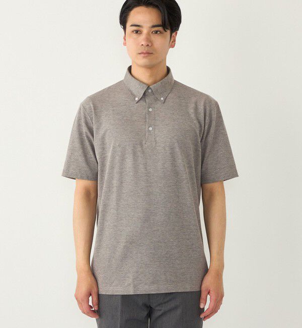 SHIPS Colors 「《予約》SHIPS Colors:〈消臭〉Deo-Papi(R) カノコ ボタンダウン ポロシャツ◆」|ポロシャツ|