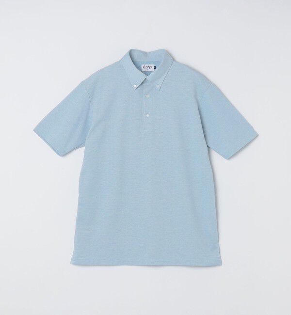 SHIPS Colors 「《予約》SHIPS Colors:〈消臭〉Deo-Papi(R) カノコ ボタンダウン ポロシャツ◆」|ポロシャツ|ライトブルー