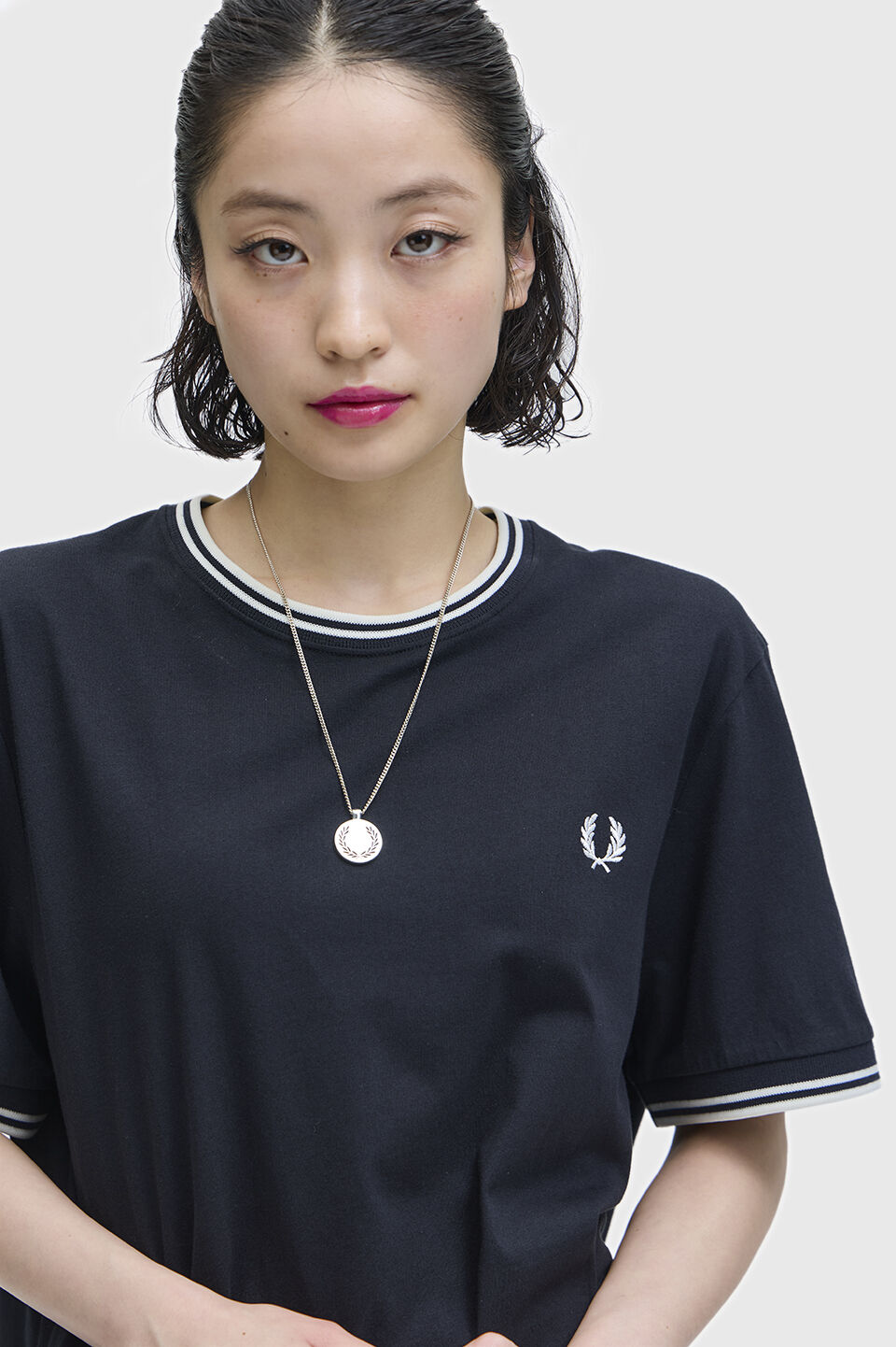 FRED PERRY 「Twin Tipped T-Shirt」|Tシャツ・カットソー|BLACK