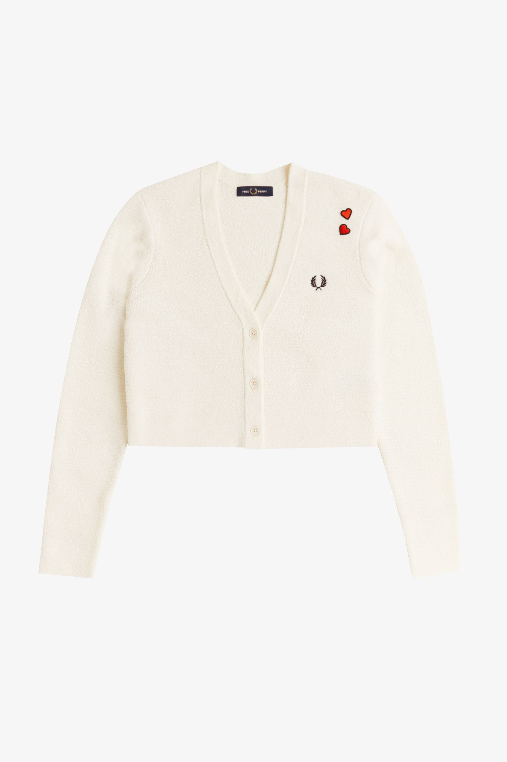 FRED PERRY 「Amy Winehouse Textured Knit Cardigan」|カーディガン|