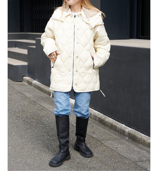 OUTDOOR PRODUCTS Usual Things「TAION 別注2WAYハーフダウンコート」|ダウン|