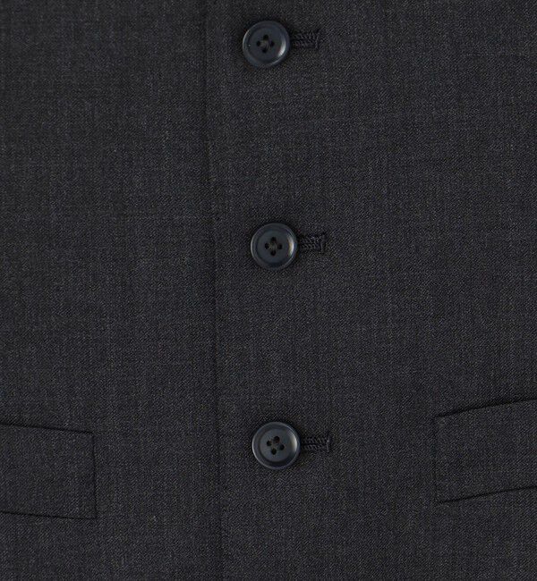 TOMORROWLAND MENS「ウールツイル 5Bベスト HORIZON TWILL E.Zegna」|ベスト・ジレ|