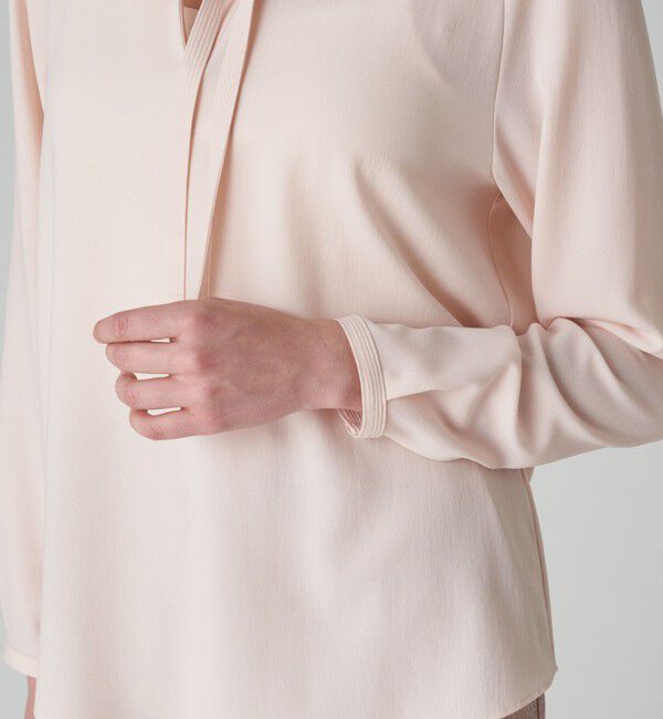 TOMORROWLAND collection「ポリエステルアムンゼン ボウタイブラウス」|シャツ・ブラウス|