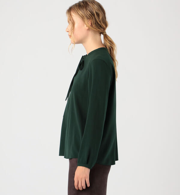 TOMORROWLAND collection「ポリエステルアムンゼン ボウタイブラウス」|シャツ・ブラウス|