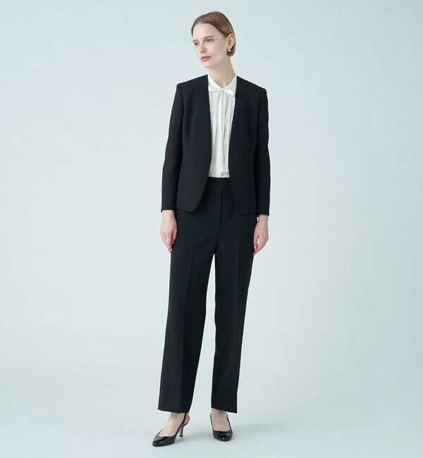 Ballsey「ドライダブルクロス セミワイドフレアパンツ」|スラックス|