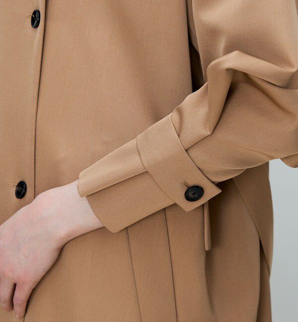 TOMORROWLAND collection「カバートクロス スタンドカラーコート」|トレンチコート|