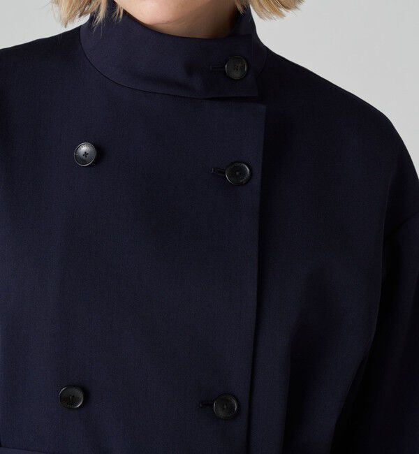 TOMORROWLAND collection「カバートクロス スタンドカラーコート」|トレンチコート|