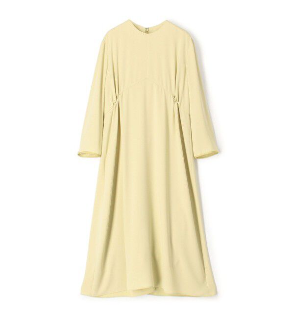 Ballsey「パウダリーサテン バックタックワンピース」|ワンピース|21 ライトイエロー