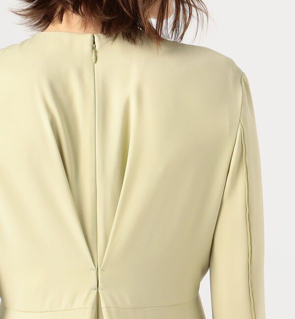 Ballsey「パウダリーサテン バックタックワンピース」|ワンピース|