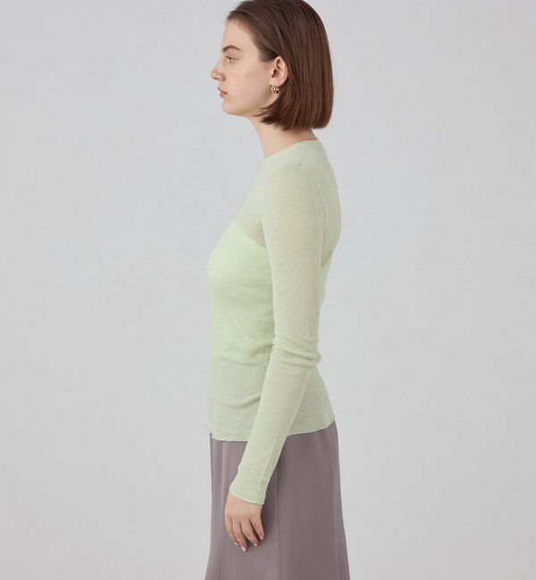 Ballsey「コットンシルクリブ クルーネックプルオーバー」|Tシャツ・カットソー|