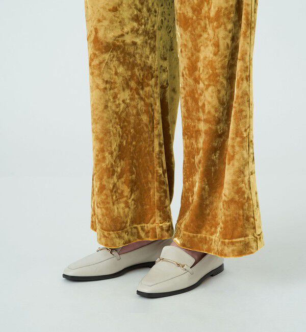 MACPHEE「クラッシュベロア イージーワイドパンツ」|その他|