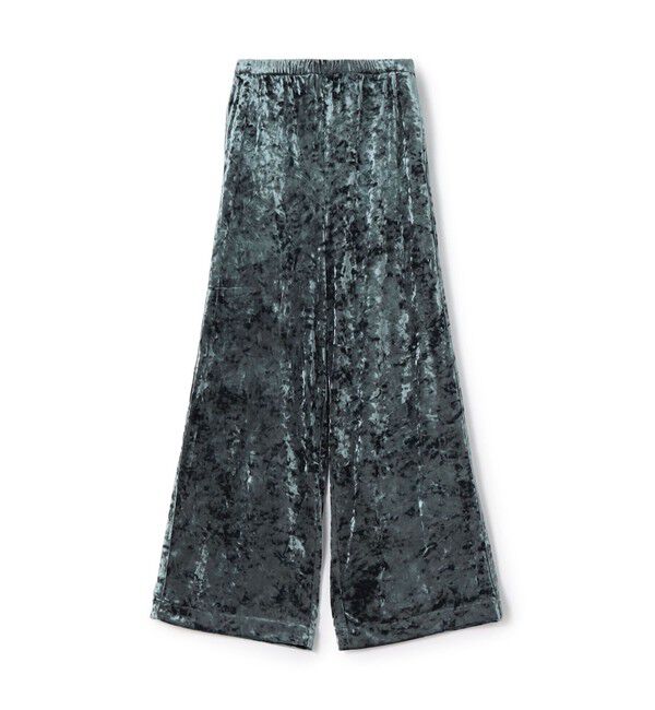 MACPHEE「クラッシュベロア イージーワイドパンツ」|その他|57 カーキ