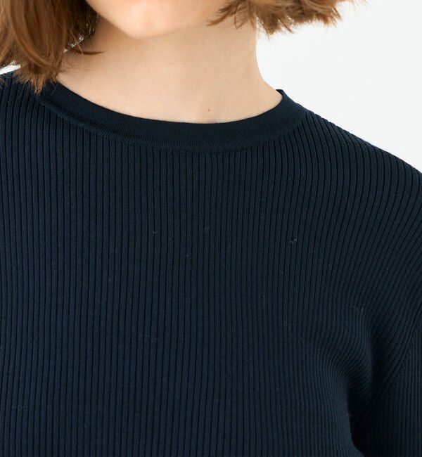 Ballsey「スーパーエクストラファインウールリブ クルーネックプルオーバー」|ニット・セーター|