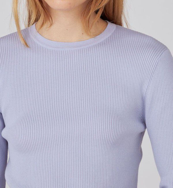 Ballsey「スーパーエクストラファインウールリブ クルーネックプルオーバー」|ニット・セーター|