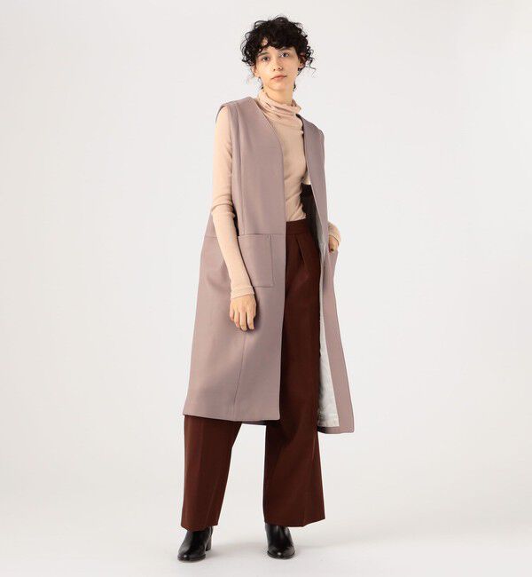 TOMORROWLAND BUYING WEAR「CINQUANTA ラムレザーロングジレ」|ダウンベスト・ベスト|