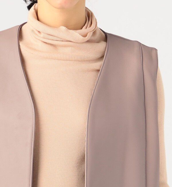 TOMORROWLAND BUYING WEAR「CINQUANTA ラムレザーロングジレ」|ダウンベスト・ベスト|