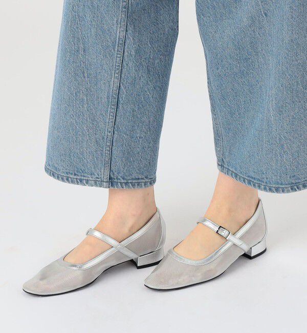 TOMORROWLAND GOODS「TOMORROWLAND チュール メリージェーン フラットシューズ」|パンプス|