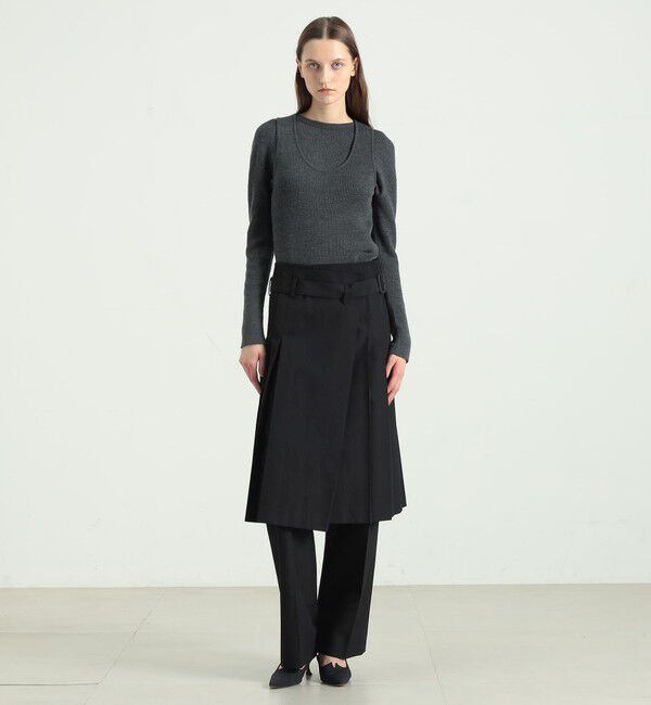 BACCA「ウールワッフル ジャージータンクトップ」|Tシャツ・カットソー|