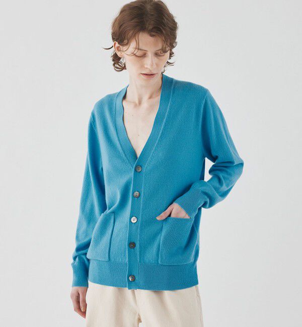 GALERIE VIE「スコットランドカシミヤ Vネックカーディガン」|カーディガン|