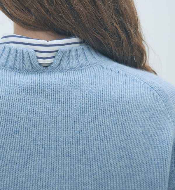 MACPHEE「ラムカシミヤ クルーネックプルオーバー」|ニット・セーター|