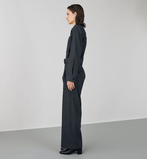 DES PRES「ウールカシミヤポプリンメルトン ジャンプスーツ」|オールインワン|