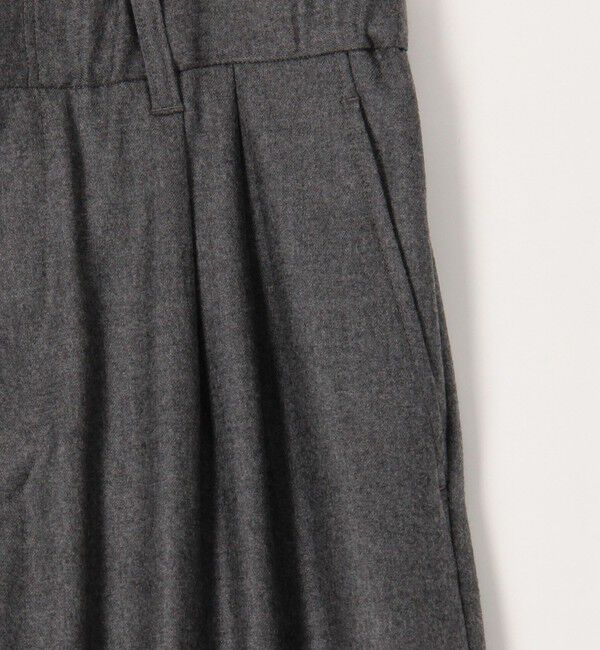 GALERIE VIE「ライトフラノストレッチ タックイージーパンツ」|その他|