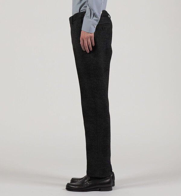 TOMORROWLAND MENS「ウールコットンダブルジャガード  シャーリングパンツ」|スラックス|