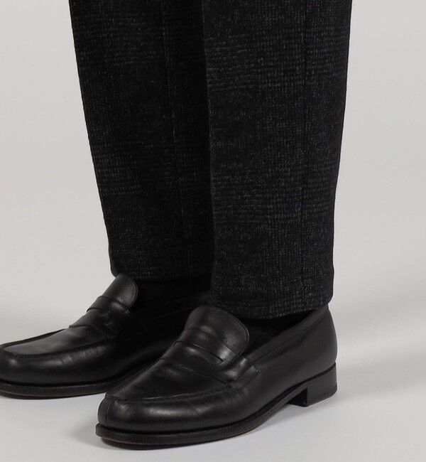 TOMORROWLAND MENS「ウールコットンダブルジャガード  シャーリングパンツ」|スラックス|