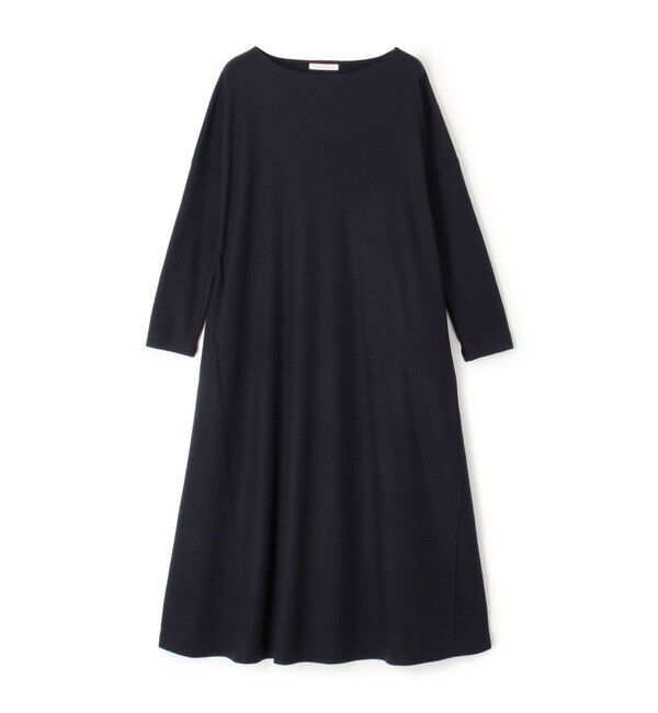 GALERIE VIE「ミルドスムース ボートネック ワンピース」|ワンピース|69 ネイビー